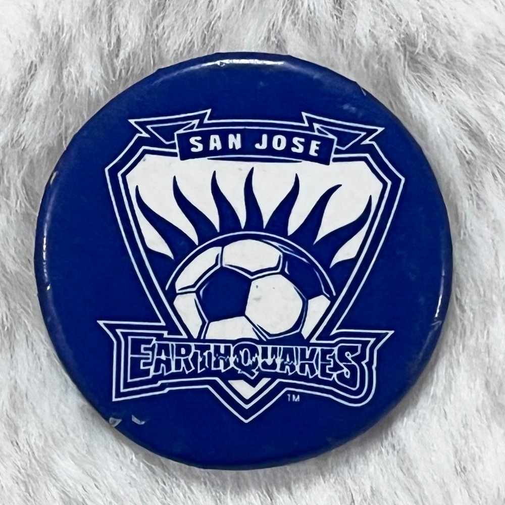 🔮 5/$25 Vintage MLS San‎ Jose Earthquakes Soccer Pin